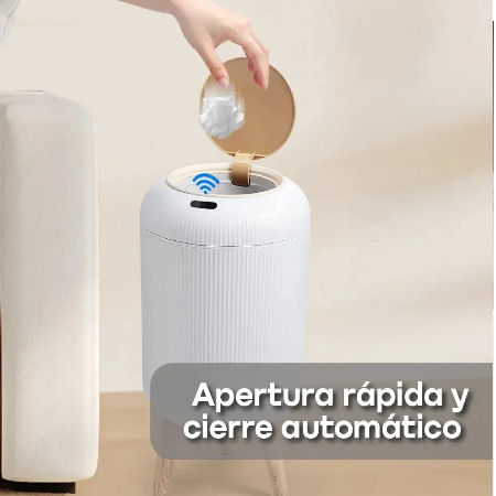 CESTO DE BASURA AUTOMATICO WAGGS TRSH01 9LTS TRSH-1084